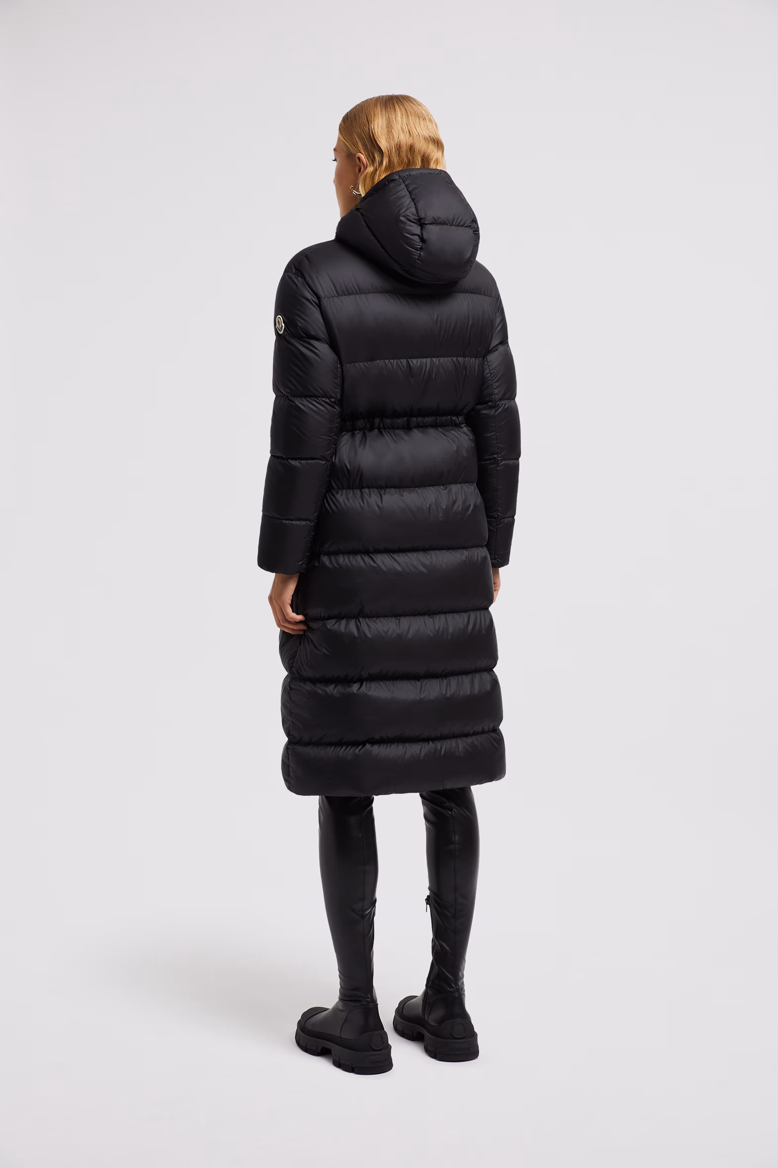 Plumífero largo con capucha reversible Boulogne Mujer Negro Moncler 5